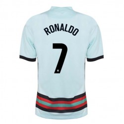 Camisola Portugal Cristiano Ronaldo 7 Equipamento Segundo Euro 2020 Manga Curta
